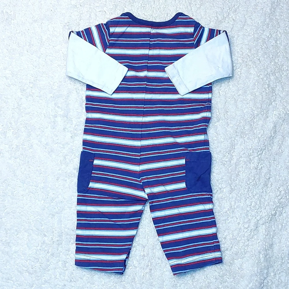 Bundle of Boy's 3-6mo Striped Rompers